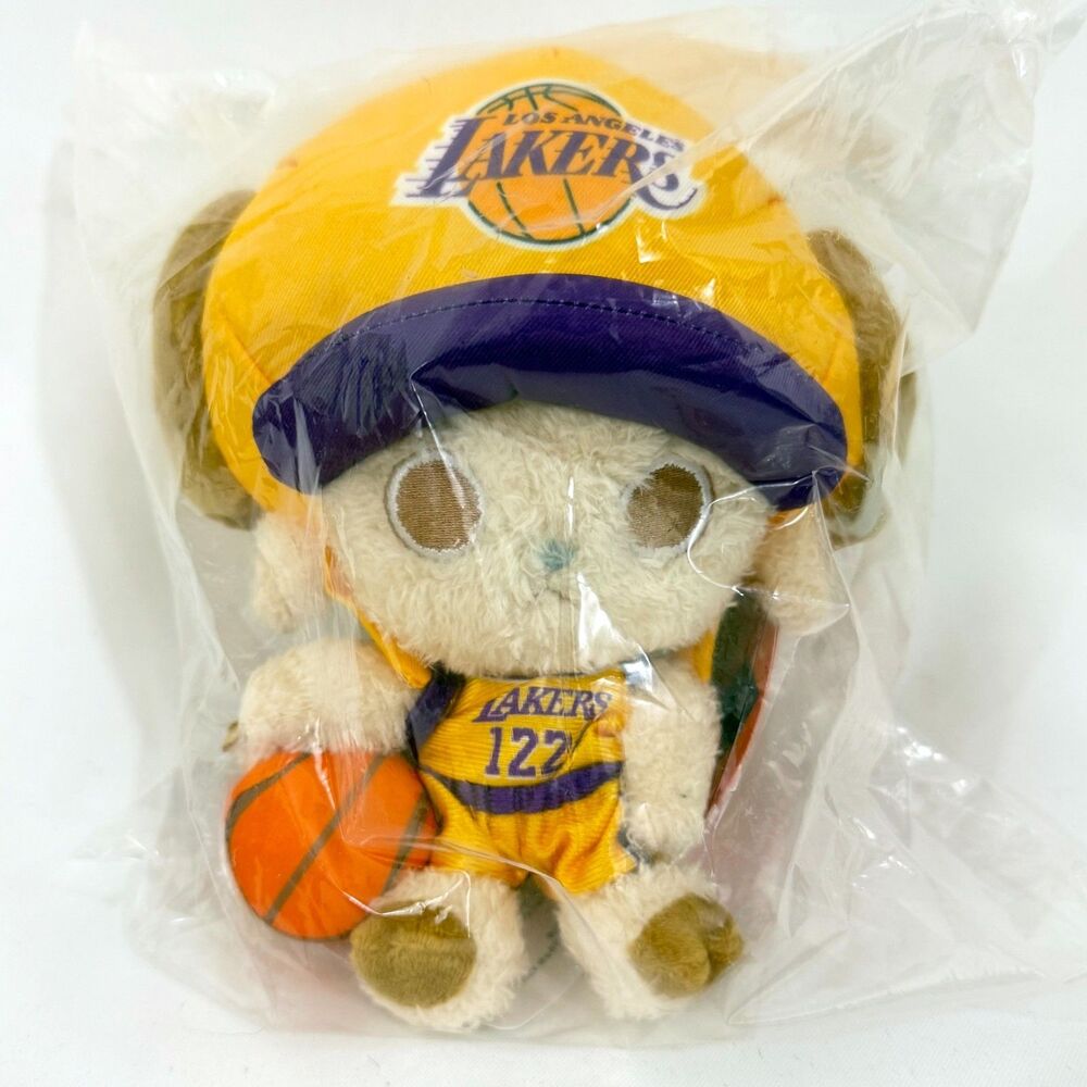 ONE PIECE x NBA CHOPPER's PLUSH LOS ANGELES LAKERS Stuffed Toy BANDAI NEW A